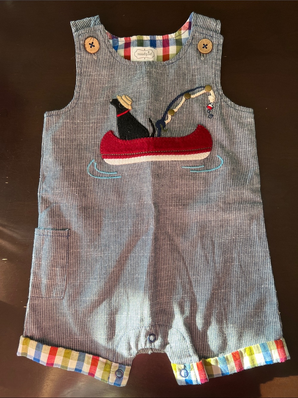 Mud Pie Infant Fishing Dog Jumper